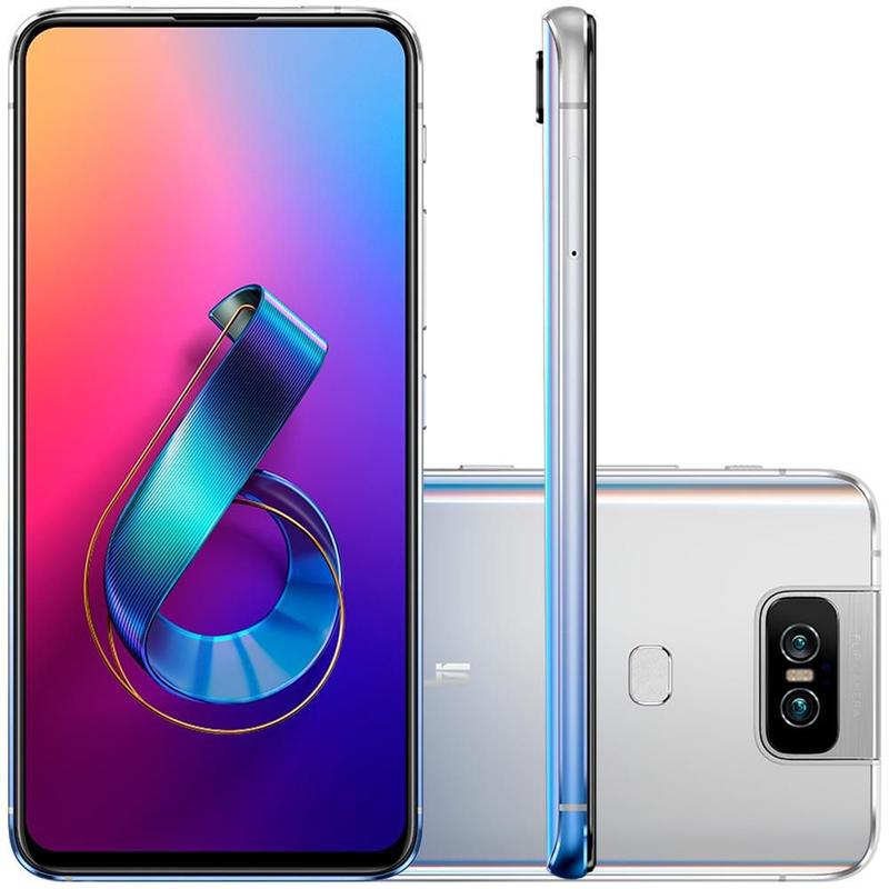 Smartphone Asus Zenfone 6 ZS630KL 64Gb 48MP Tela 6.4'' Prata